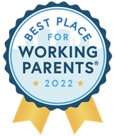 Best Place for Working Parents 2022 graphic