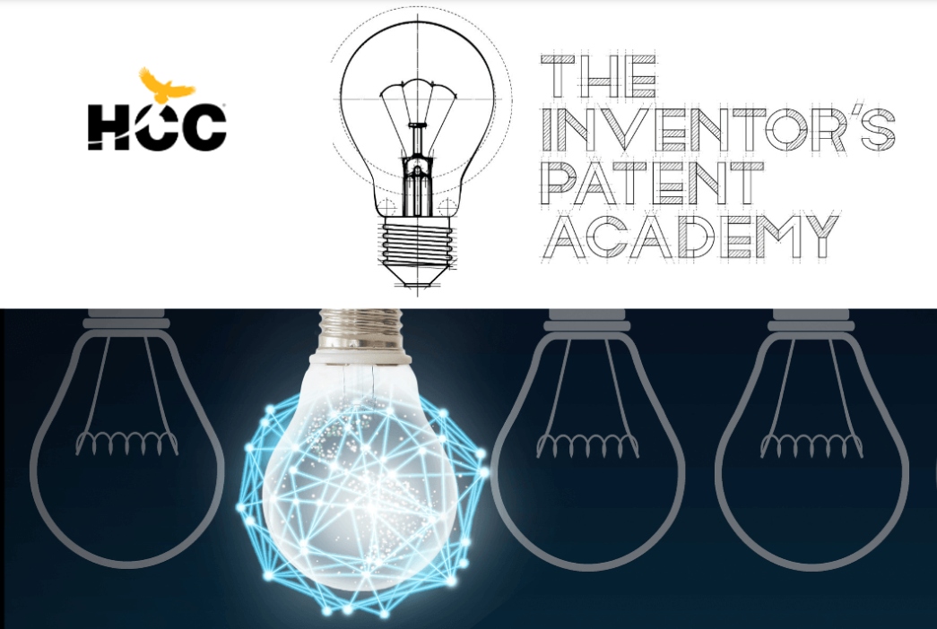 A graphic for The Inventors Patent Academy