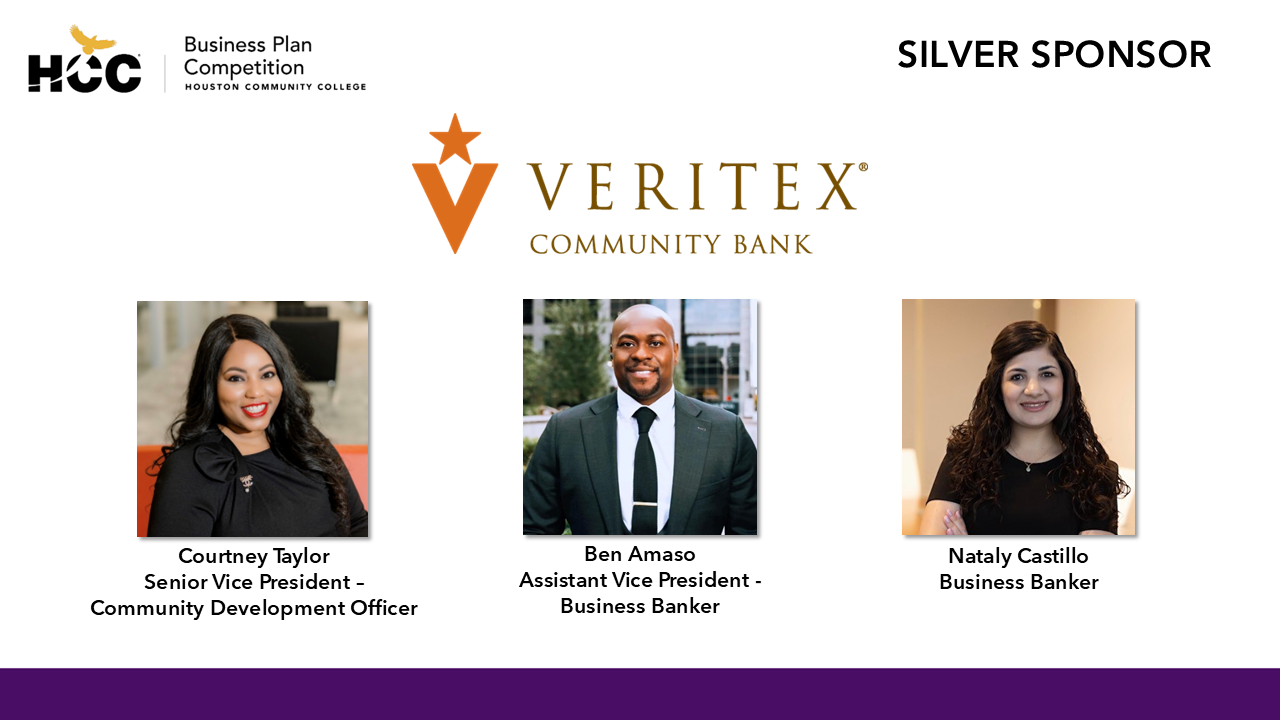 Veritex Community Bank 2025 Business Plan Competition Silver Sponsor