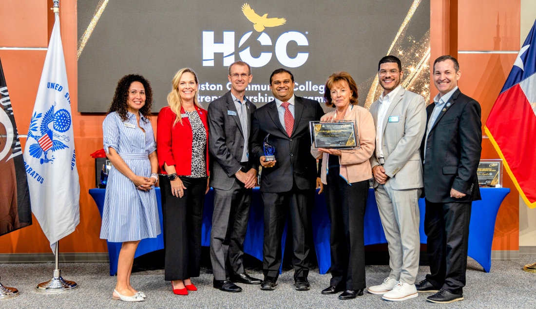 HCC was honored with the Veterans Business Community Impact Award by the Houston Regional Veterans Chamber of Commerce on November 6, 2024.