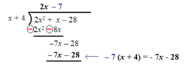 Dividing a Polynomial e