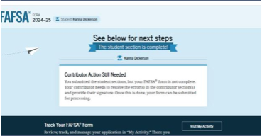 24-25 FAFSA Direct Unsub Loan Correction Step 7 Image